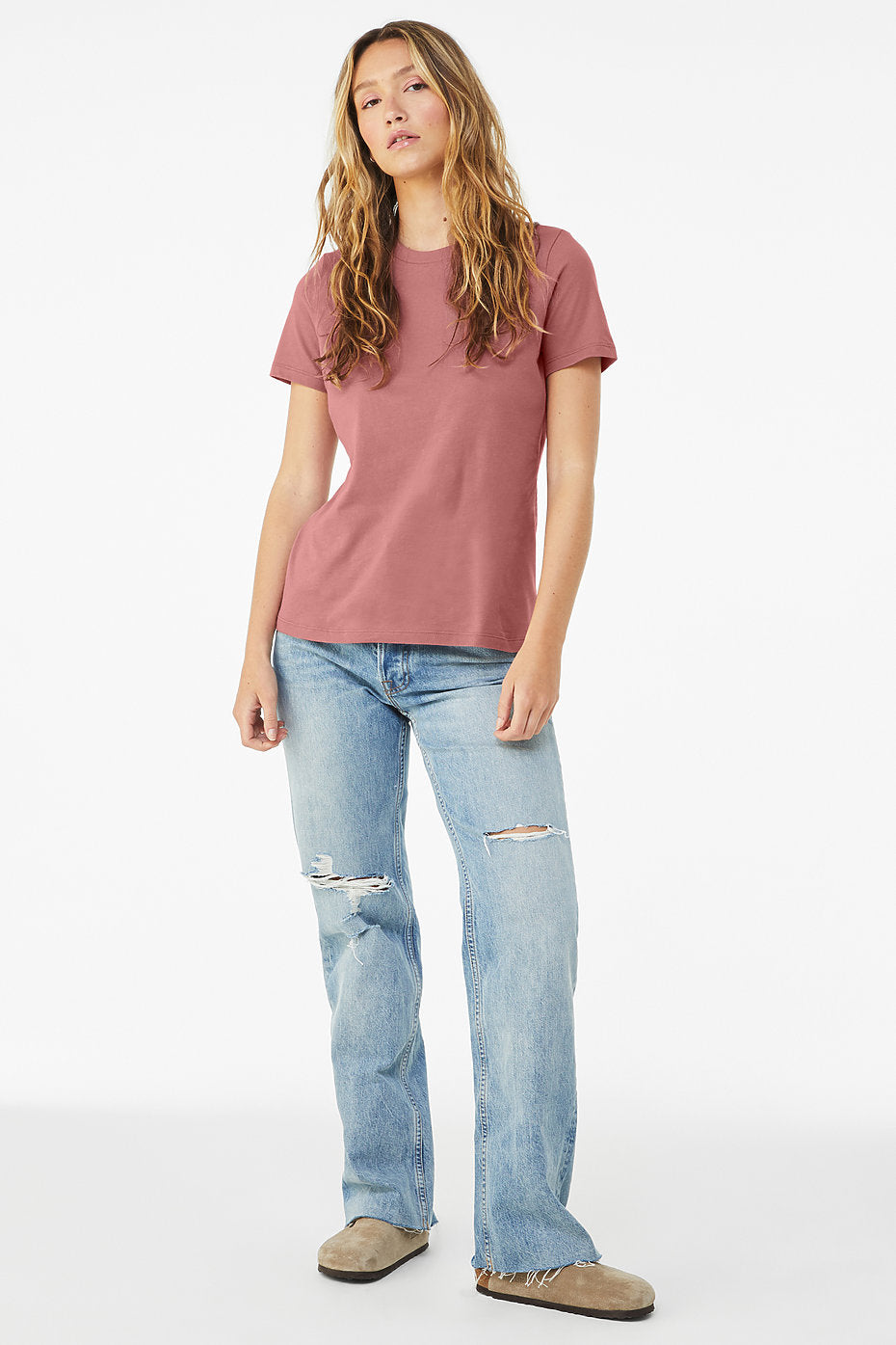 Mauve: Eco-Flow women's Tee