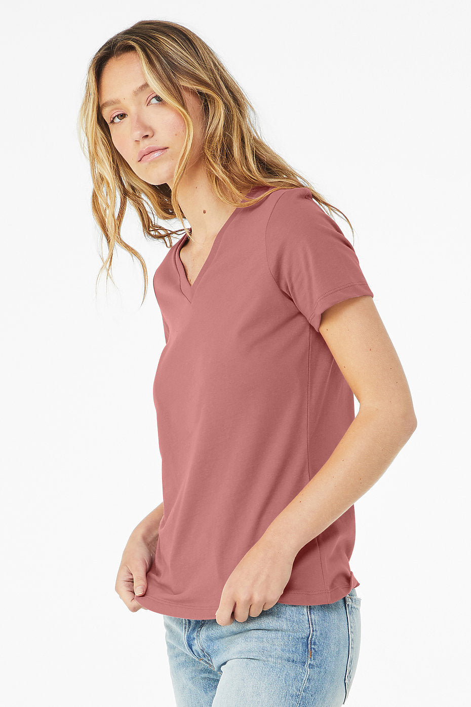 Mauve: Eco-Flow women's Tee