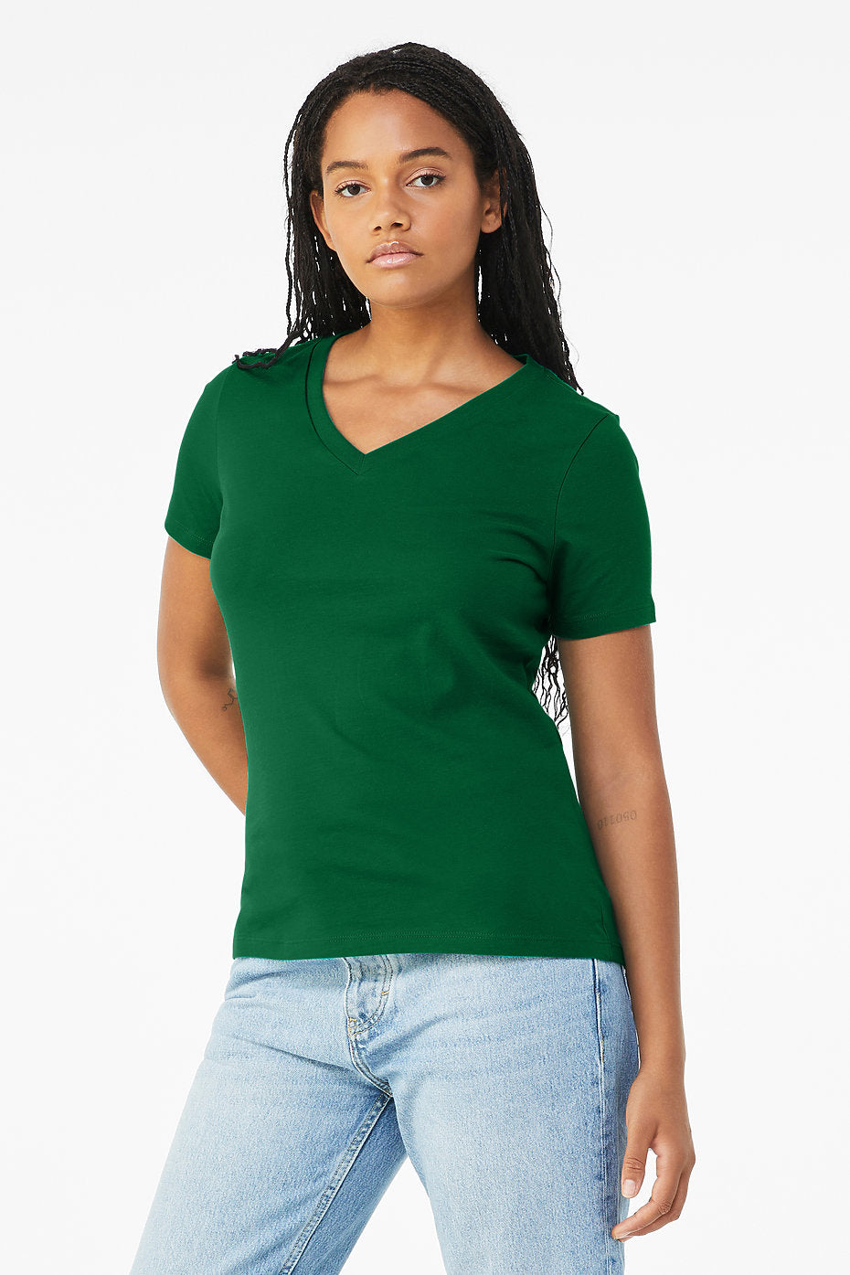 Earthy V-neck Tee