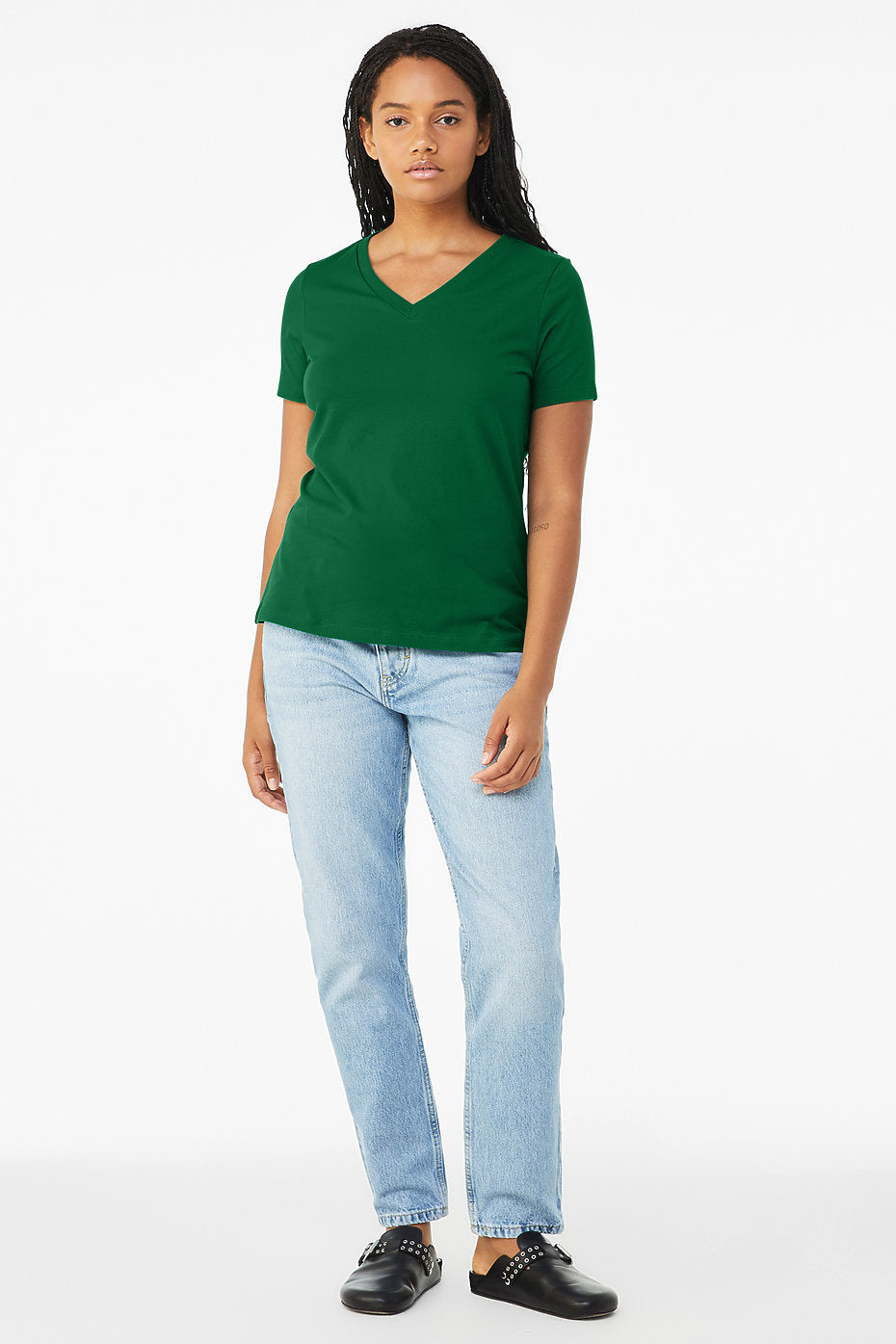 Earthy V-neck Tee