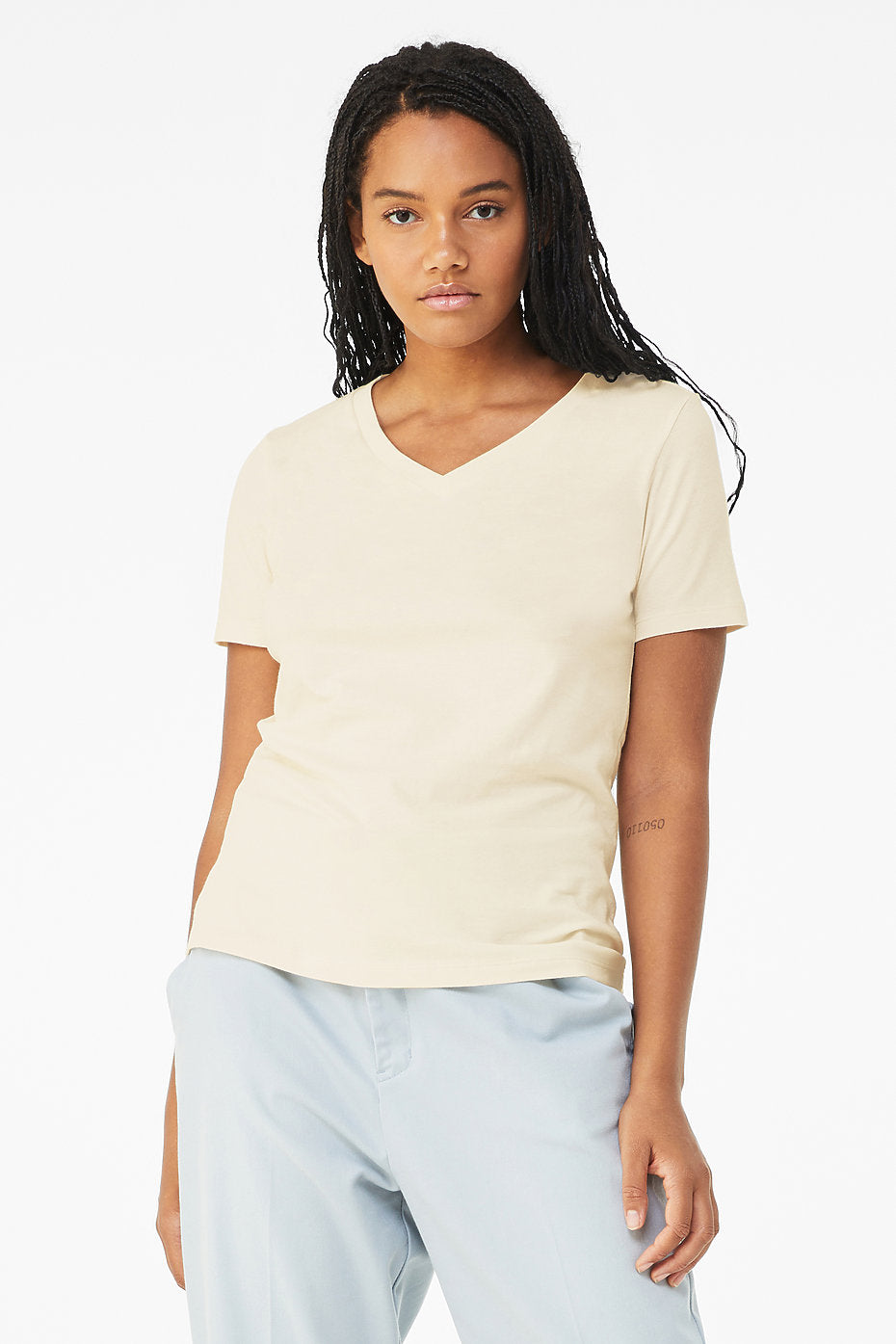 Earthy V-neck Tee