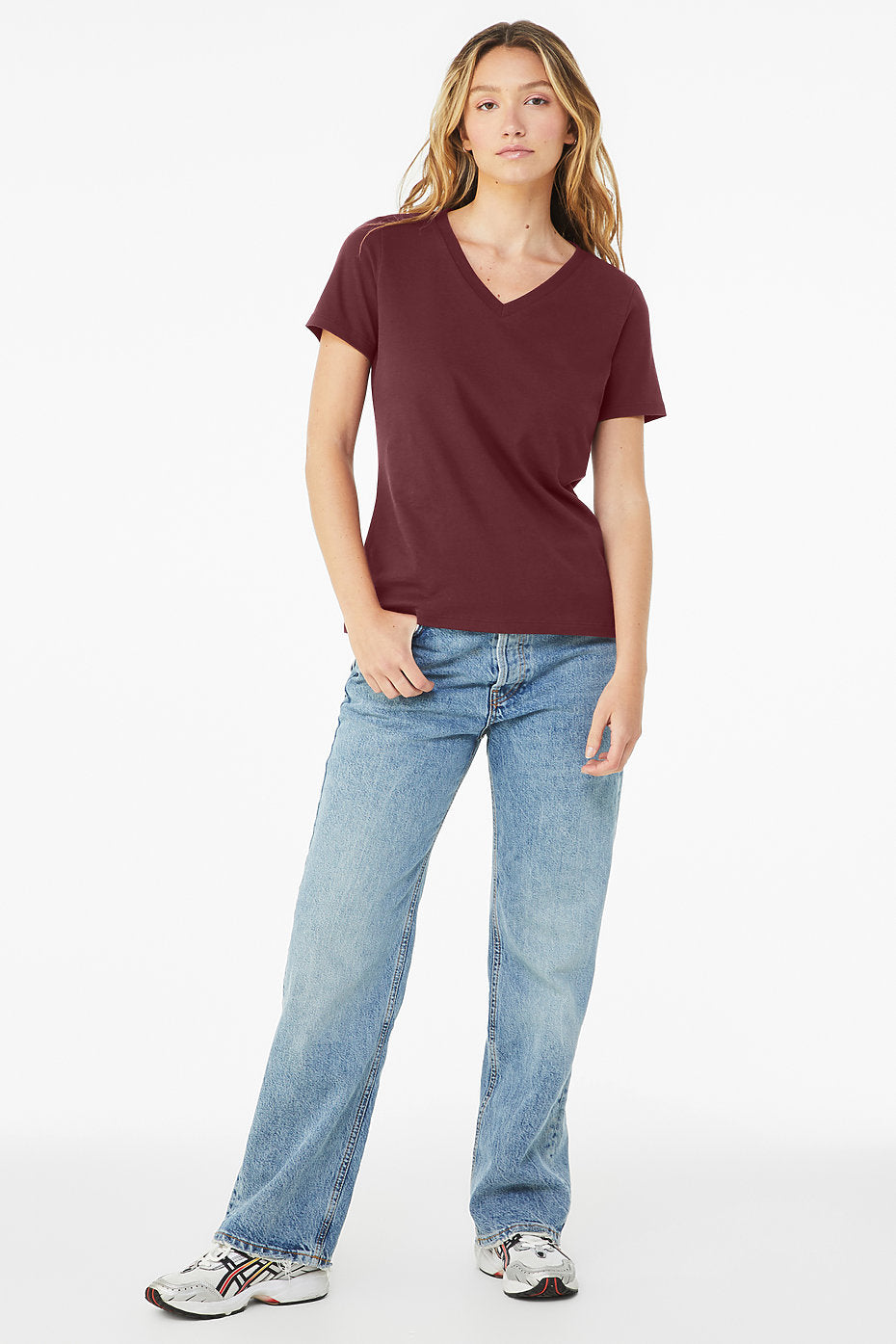 Earthy V-neck Tee